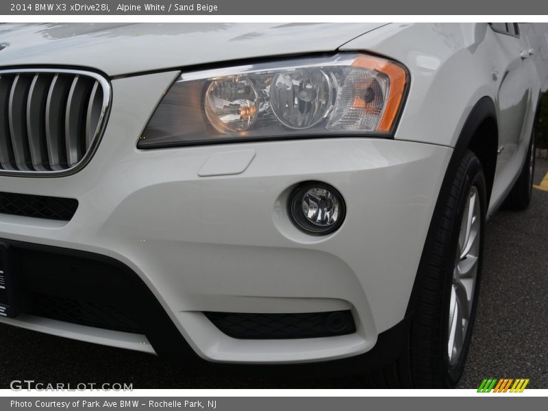Alpine White / Sand Beige 2014 BMW X3 xDrive28i