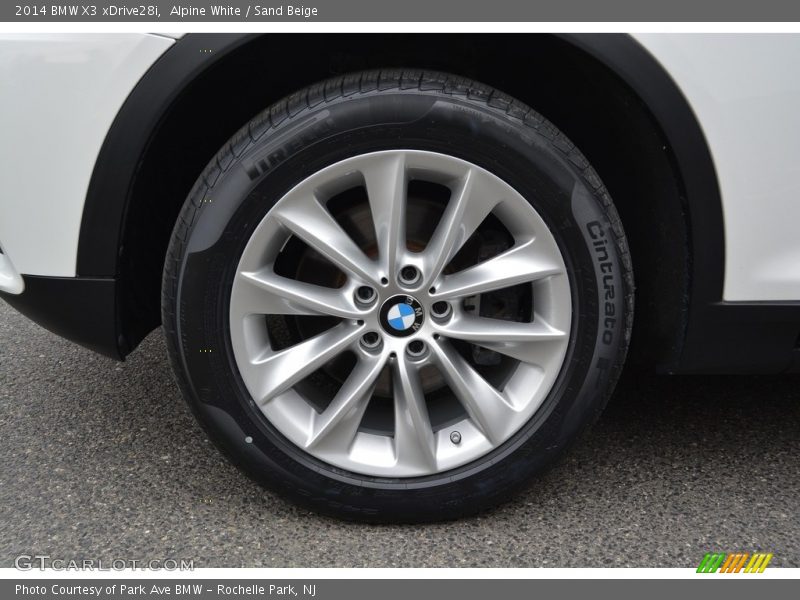 Alpine White / Sand Beige 2014 BMW X3 xDrive28i