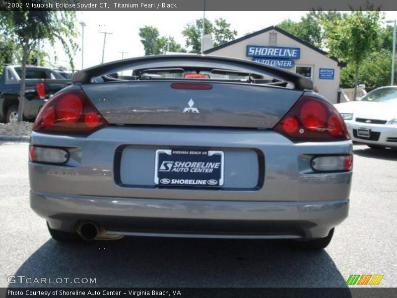 Titanium Pearl / Black 2002 Mitsubishi Eclipse Spyder GT
