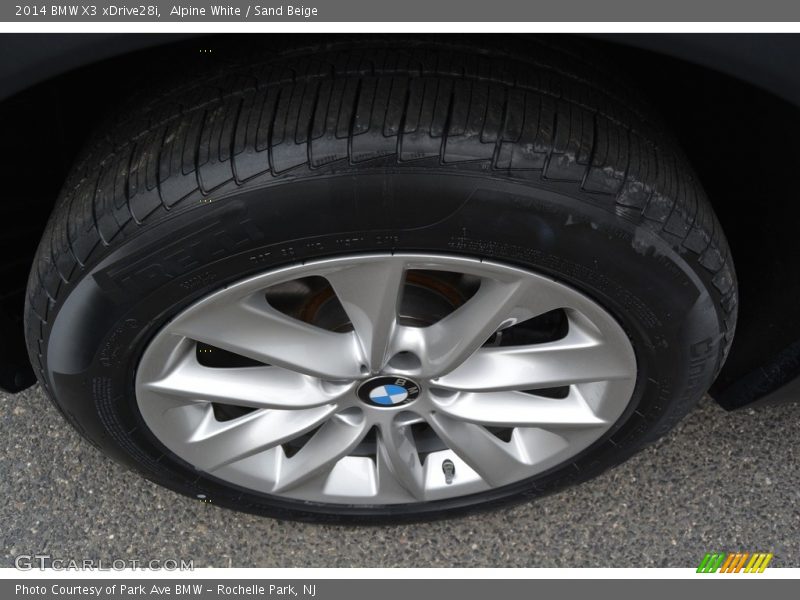 Alpine White / Sand Beige 2014 BMW X3 xDrive28i