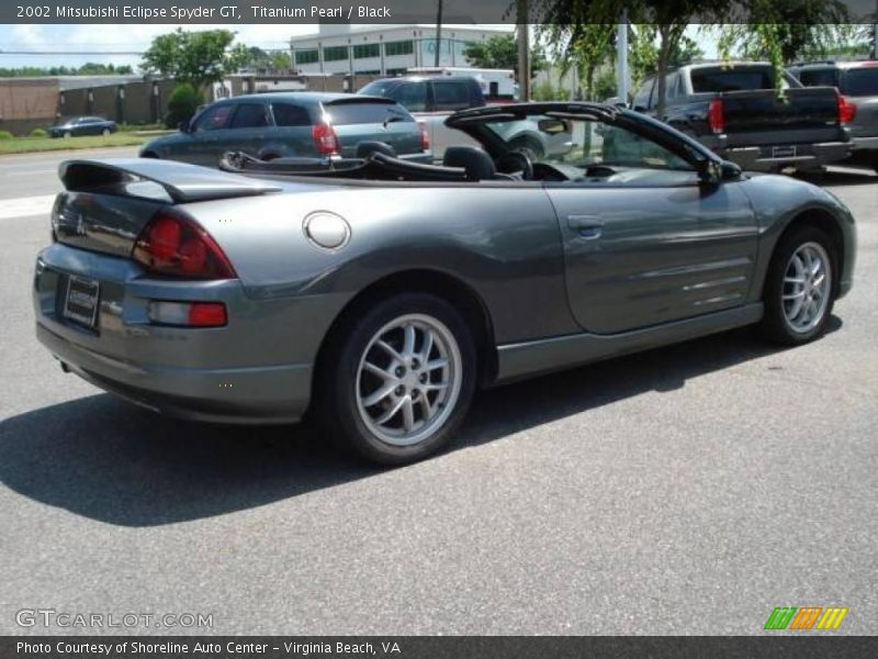 Titanium Pearl / Black 2002 Mitsubishi Eclipse Spyder GT