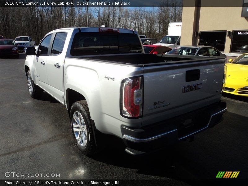 Quicksilver Metallic / Jet Black 2016 GMC Canyon SLT Crew Cab 4x4