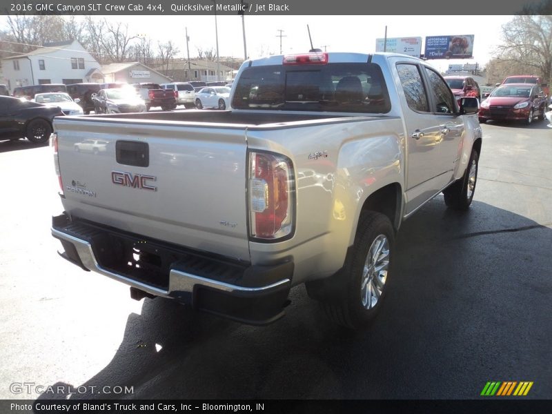 Quicksilver Metallic / Jet Black 2016 GMC Canyon SLT Crew Cab 4x4