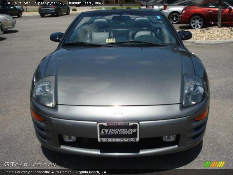 Titanium Pearl / Black 2002 Mitsubishi Eclipse Spyder GT