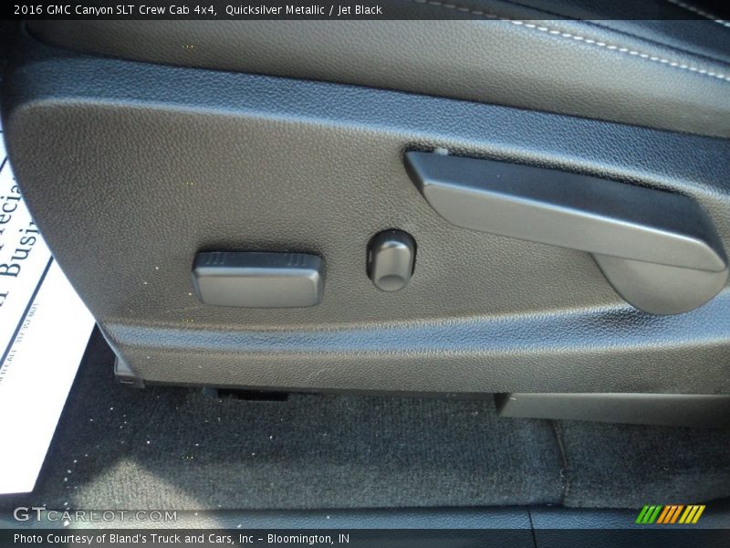 Quicksilver Metallic / Jet Black 2016 GMC Canyon SLT Crew Cab 4x4