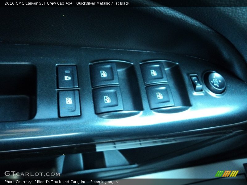 Quicksilver Metallic / Jet Black 2016 GMC Canyon SLT Crew Cab 4x4