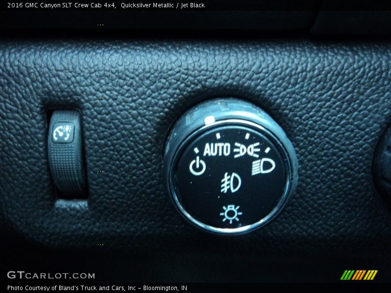 Quicksilver Metallic / Jet Black 2016 GMC Canyon SLT Crew Cab 4x4