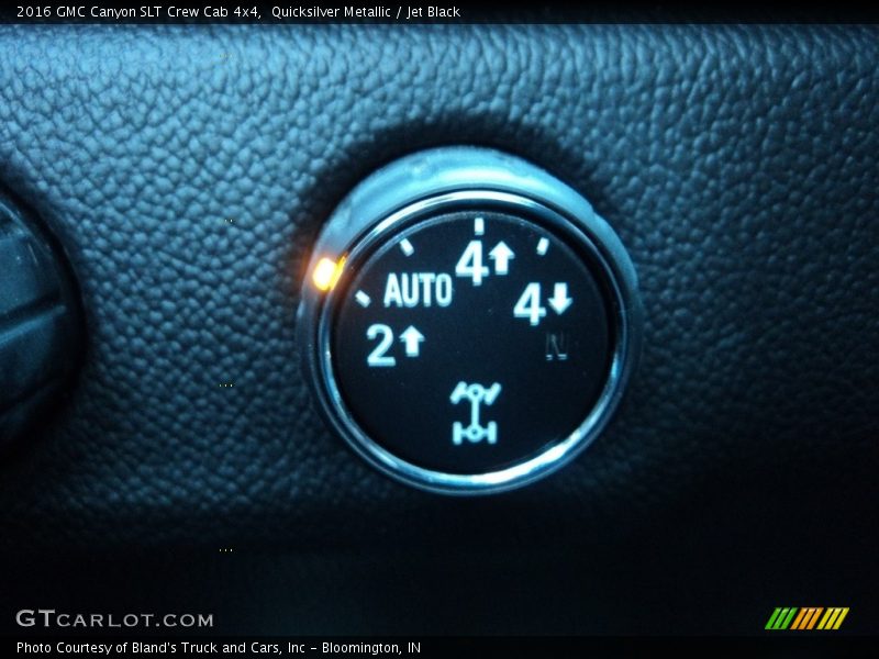 Quicksilver Metallic / Jet Black 2016 GMC Canyon SLT Crew Cab 4x4