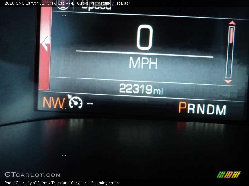 Quicksilver Metallic / Jet Black 2016 GMC Canyon SLT Crew Cab 4x4