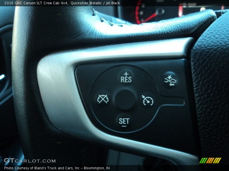 Quicksilver Metallic / Jet Black 2016 GMC Canyon SLT Crew Cab 4x4