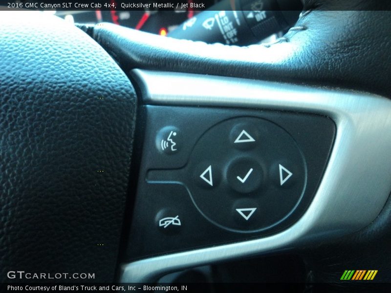 Quicksilver Metallic / Jet Black 2016 GMC Canyon SLT Crew Cab 4x4