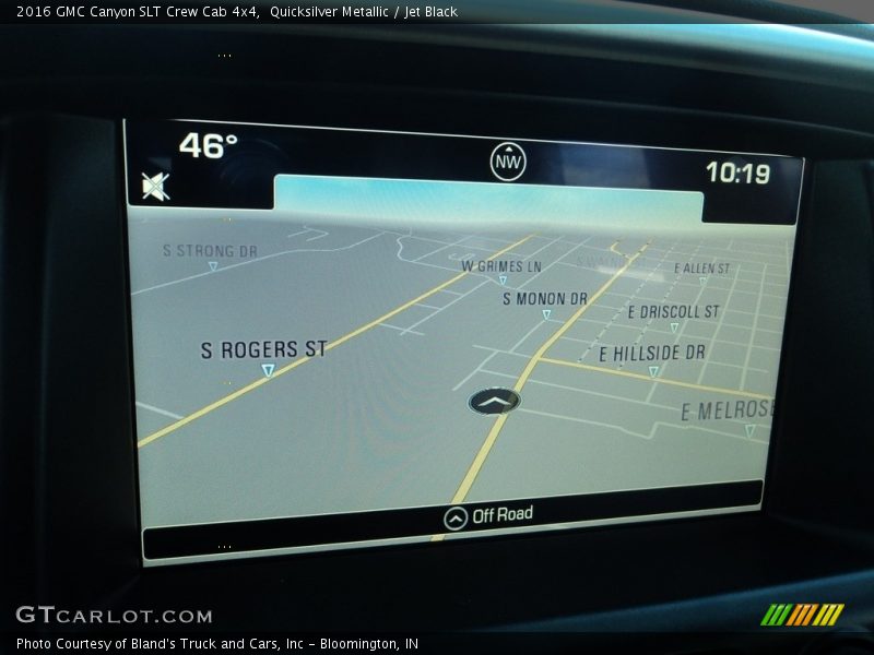 Quicksilver Metallic / Jet Black 2016 GMC Canyon SLT Crew Cab 4x4