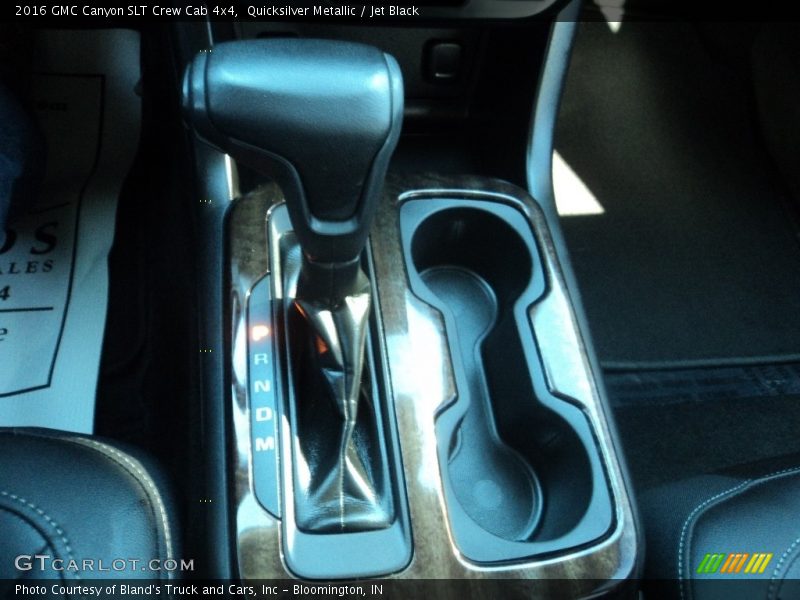 Quicksilver Metallic / Jet Black 2016 GMC Canyon SLT Crew Cab 4x4