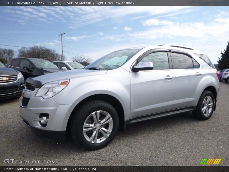 Silver Ice Metallic / Light Titanium/Jet Black 2013 Chevrolet Equinox LTZ AWD