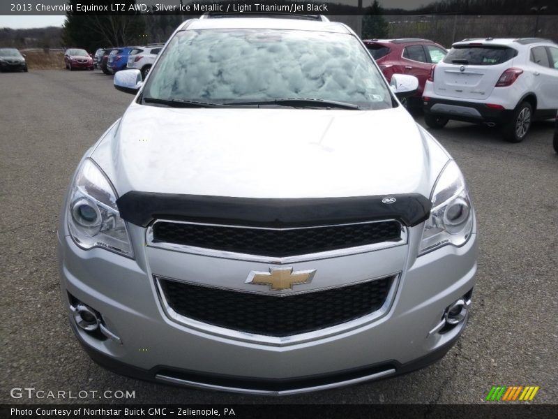 Silver Ice Metallic / Light Titanium/Jet Black 2013 Chevrolet Equinox LTZ AWD