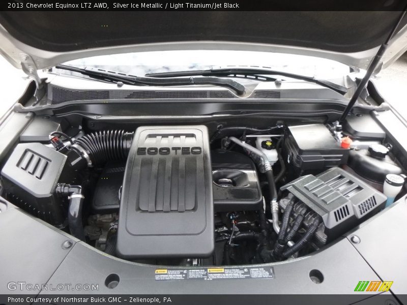 Silver Ice Metallic / Light Titanium/Jet Black 2013 Chevrolet Equinox LTZ AWD