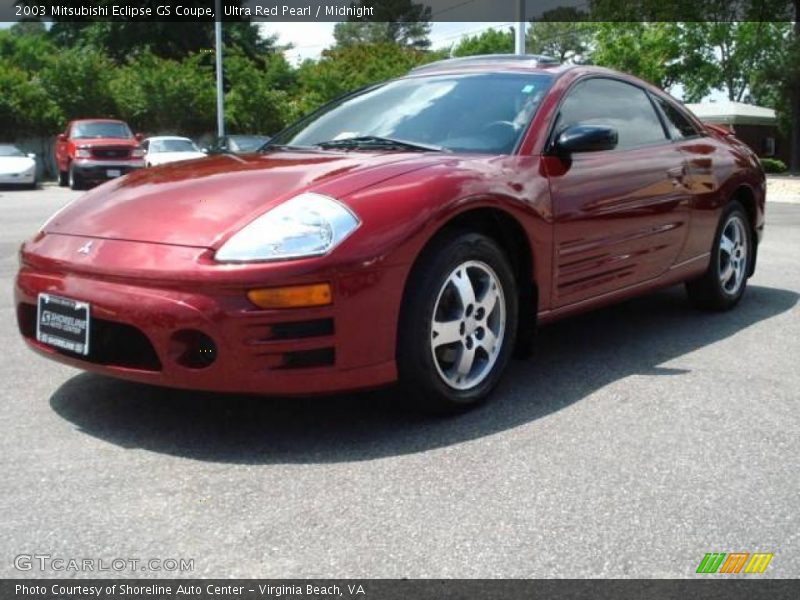 Ultra Red Pearl / Midnight 2003 Mitsubishi Eclipse GS Coupe