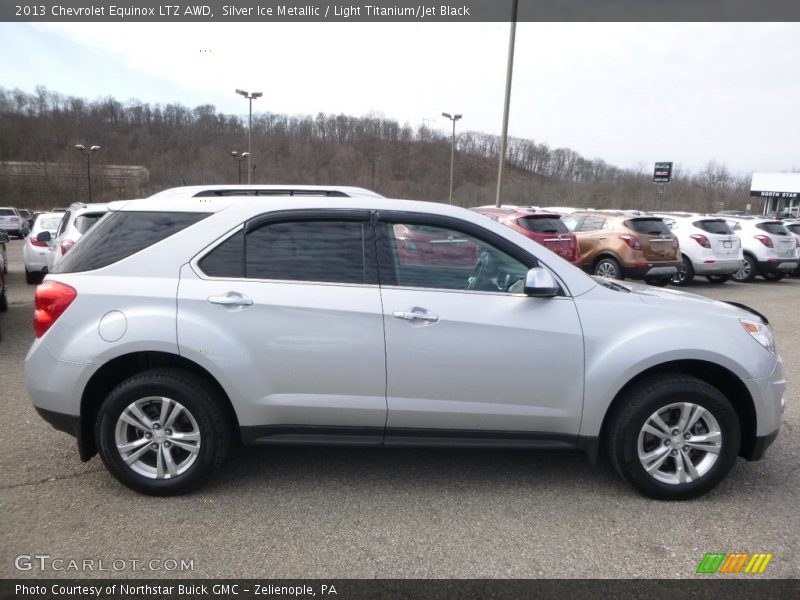 Silver Ice Metallic / Light Titanium/Jet Black 2013 Chevrolet Equinox LTZ AWD