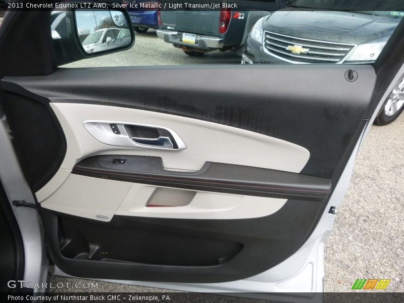 Silver Ice Metallic / Light Titanium/Jet Black 2013 Chevrolet Equinox LTZ AWD