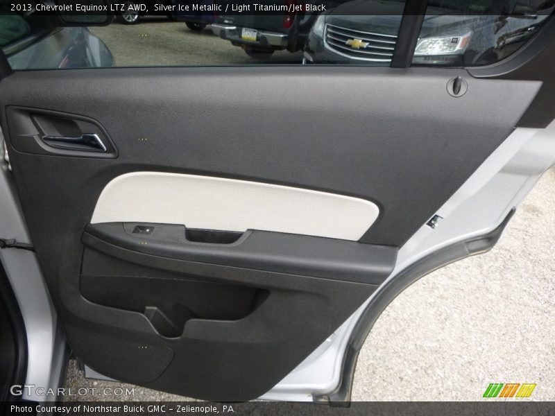 Silver Ice Metallic / Light Titanium/Jet Black 2013 Chevrolet Equinox LTZ AWD
