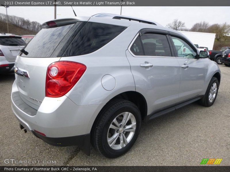 Silver Ice Metallic / Light Titanium/Jet Black 2013 Chevrolet Equinox LTZ AWD