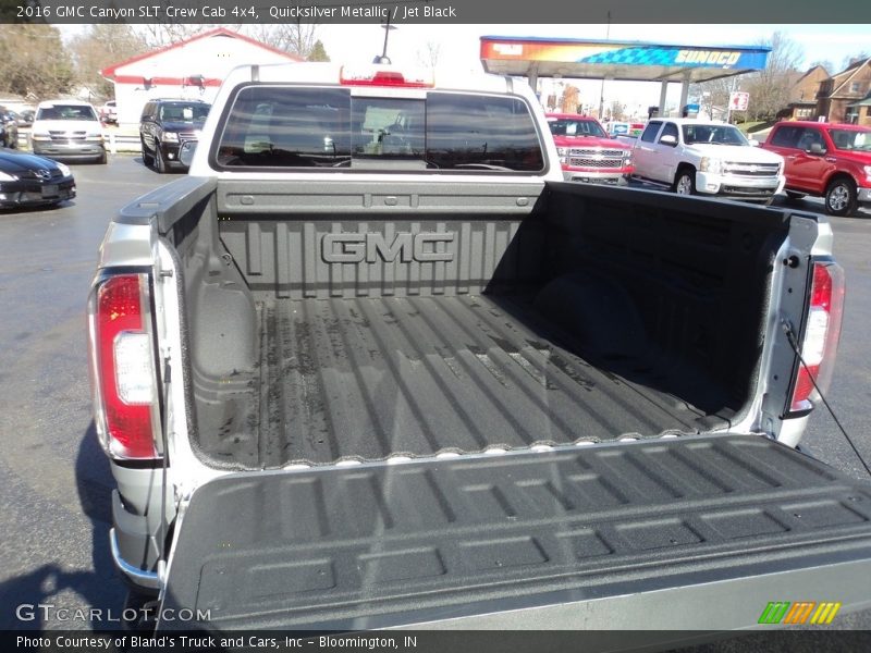 Quicksilver Metallic / Jet Black 2016 GMC Canyon SLT Crew Cab 4x4