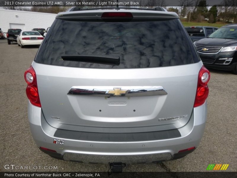 Silver Ice Metallic / Light Titanium/Jet Black 2013 Chevrolet Equinox LTZ AWD