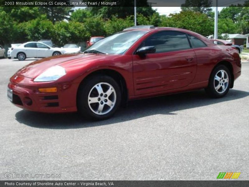 Ultra Red Pearl / Midnight 2003 Mitsubishi Eclipse GS Coupe