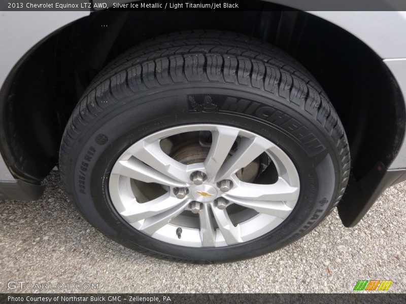 Silver Ice Metallic / Light Titanium/Jet Black 2013 Chevrolet Equinox LTZ AWD