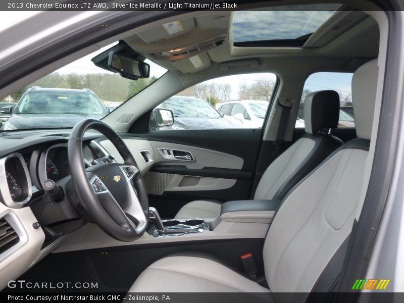 Silver Ice Metallic / Light Titanium/Jet Black 2013 Chevrolet Equinox LTZ AWD