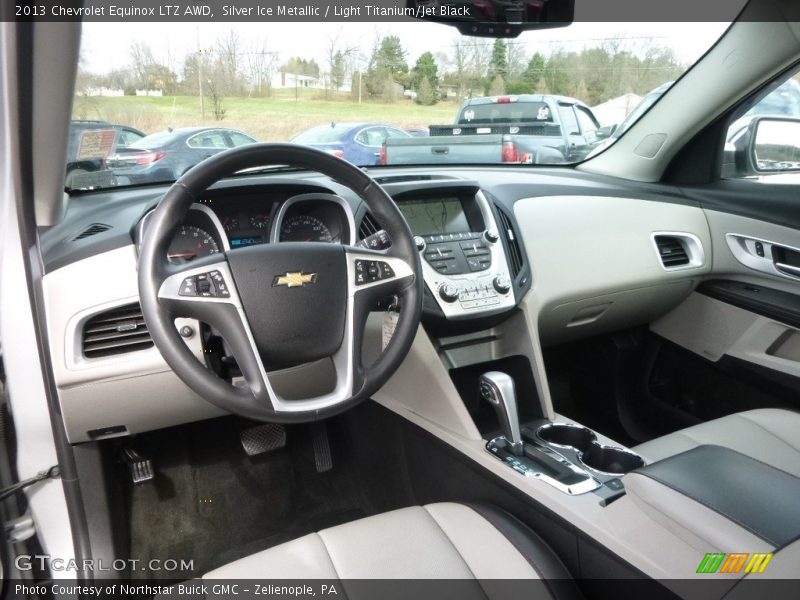 Silver Ice Metallic / Light Titanium/Jet Black 2013 Chevrolet Equinox LTZ AWD