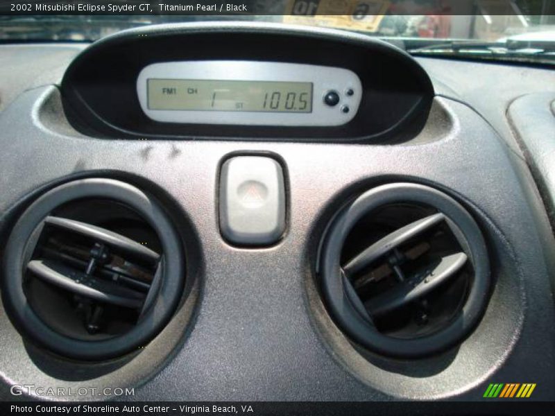 Titanium Pearl / Black 2002 Mitsubishi Eclipse Spyder GT