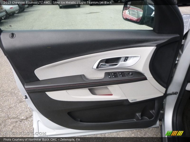 Silver Ice Metallic / Light Titanium/Jet Black 2013 Chevrolet Equinox LTZ AWD
