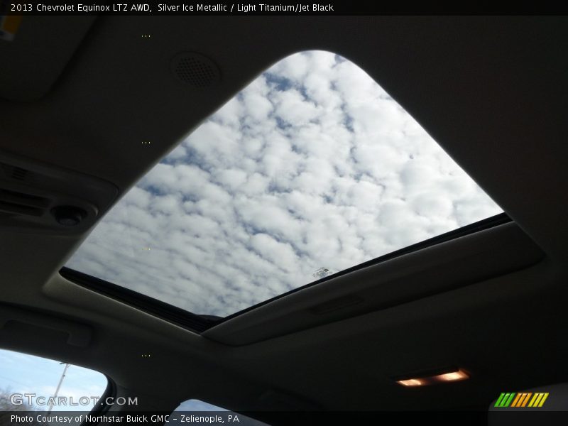 Silver Ice Metallic / Light Titanium/Jet Black 2013 Chevrolet Equinox LTZ AWD