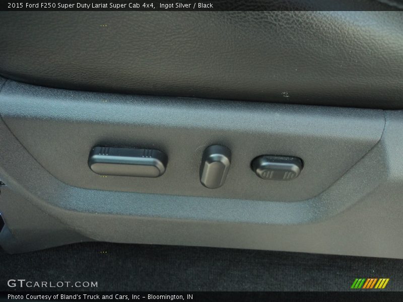 Ingot Silver / Black 2015 Ford F250 Super Duty Lariat Super Cab 4x4