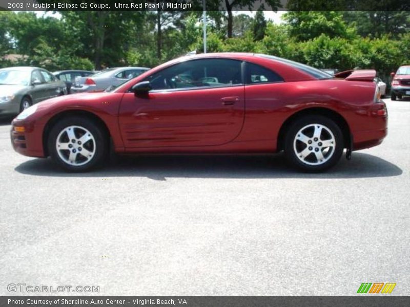 Ultra Red Pearl / Midnight 2003 Mitsubishi Eclipse GS Coupe