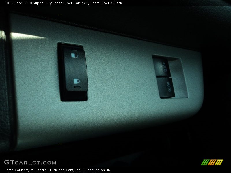 Ingot Silver / Black 2015 Ford F250 Super Duty Lariat Super Cab 4x4