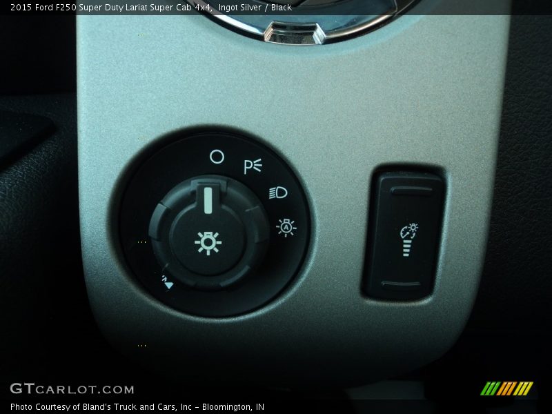 Ingot Silver / Black 2015 Ford F250 Super Duty Lariat Super Cab 4x4