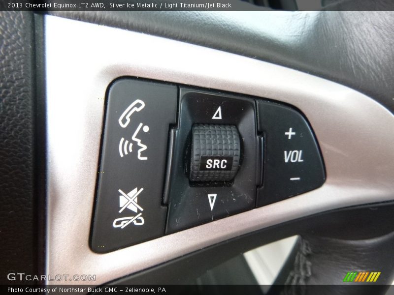 Silver Ice Metallic / Light Titanium/Jet Black 2013 Chevrolet Equinox LTZ AWD