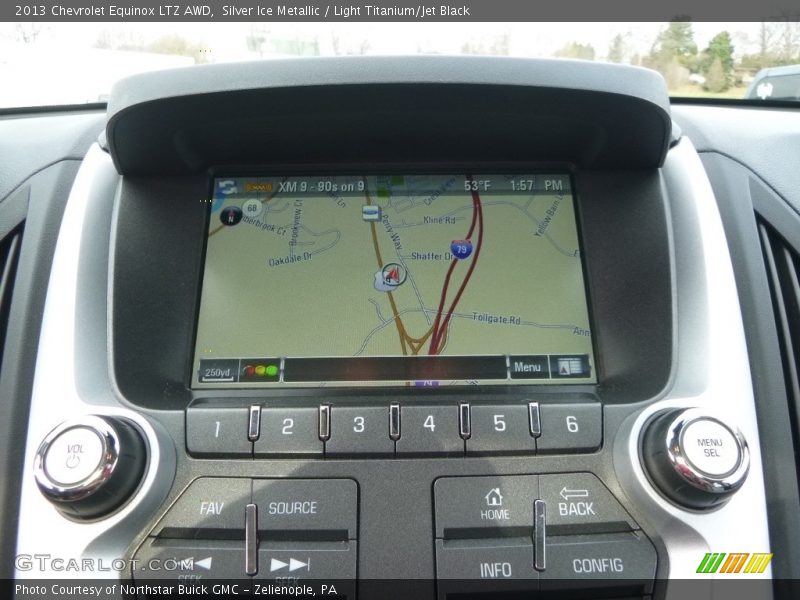 Silver Ice Metallic / Light Titanium/Jet Black 2013 Chevrolet Equinox LTZ AWD