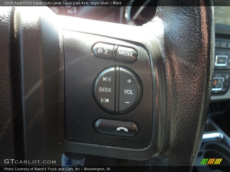 Ingot Silver / Black 2015 Ford F250 Super Duty Lariat Super Cab 4x4