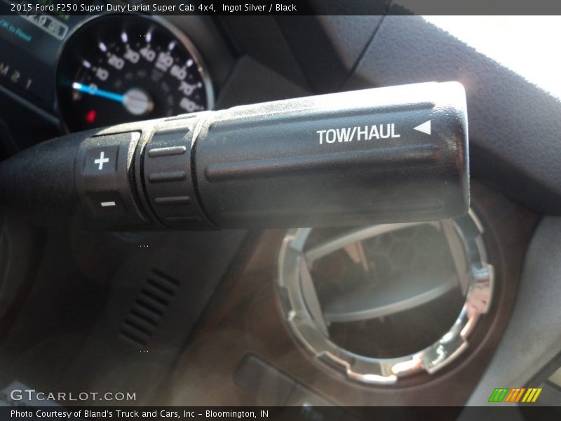 Ingot Silver / Black 2015 Ford F250 Super Duty Lariat Super Cab 4x4