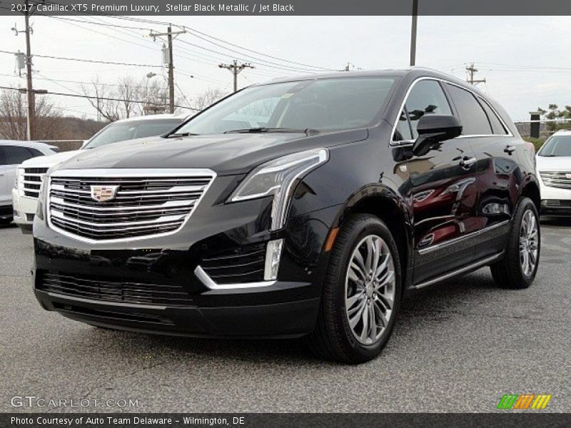 Stellar Black Metallic / Jet Black 2017 Cadillac XT5 Premium Luxury