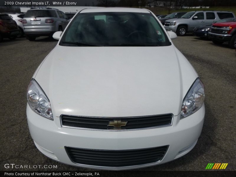 White / Ebony 2009 Chevrolet Impala LT
