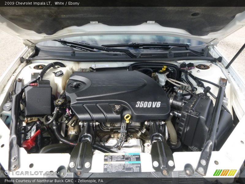 White / Ebony 2009 Chevrolet Impala LT