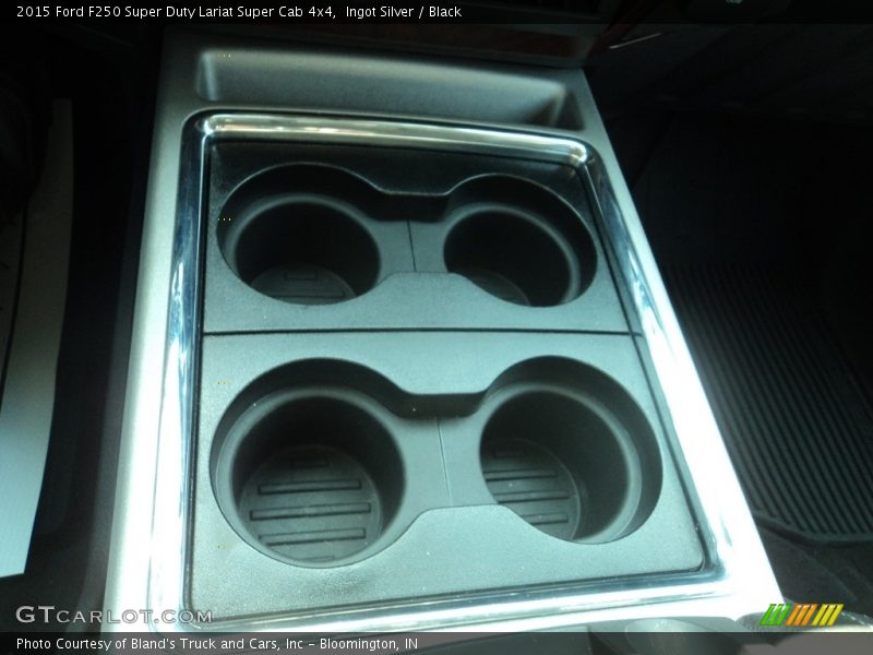 Ingot Silver / Black 2015 Ford F250 Super Duty Lariat Super Cab 4x4