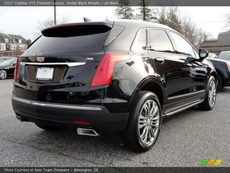 Stellar Black Metallic / Jet Black 2017 Cadillac XT5 Premium Luxury