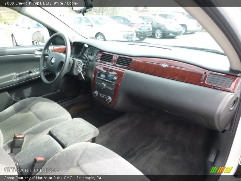 White / Ebony 2009 Chevrolet Impala LT