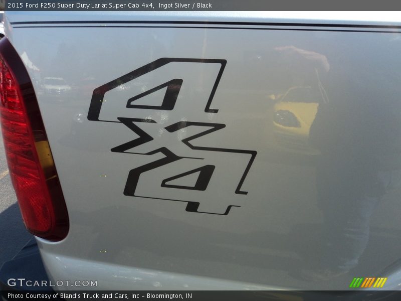 Ingot Silver / Black 2015 Ford F250 Super Duty Lariat Super Cab 4x4