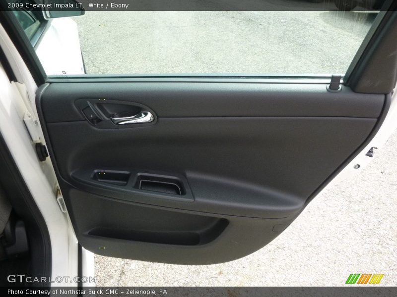White / Ebony 2009 Chevrolet Impala LT